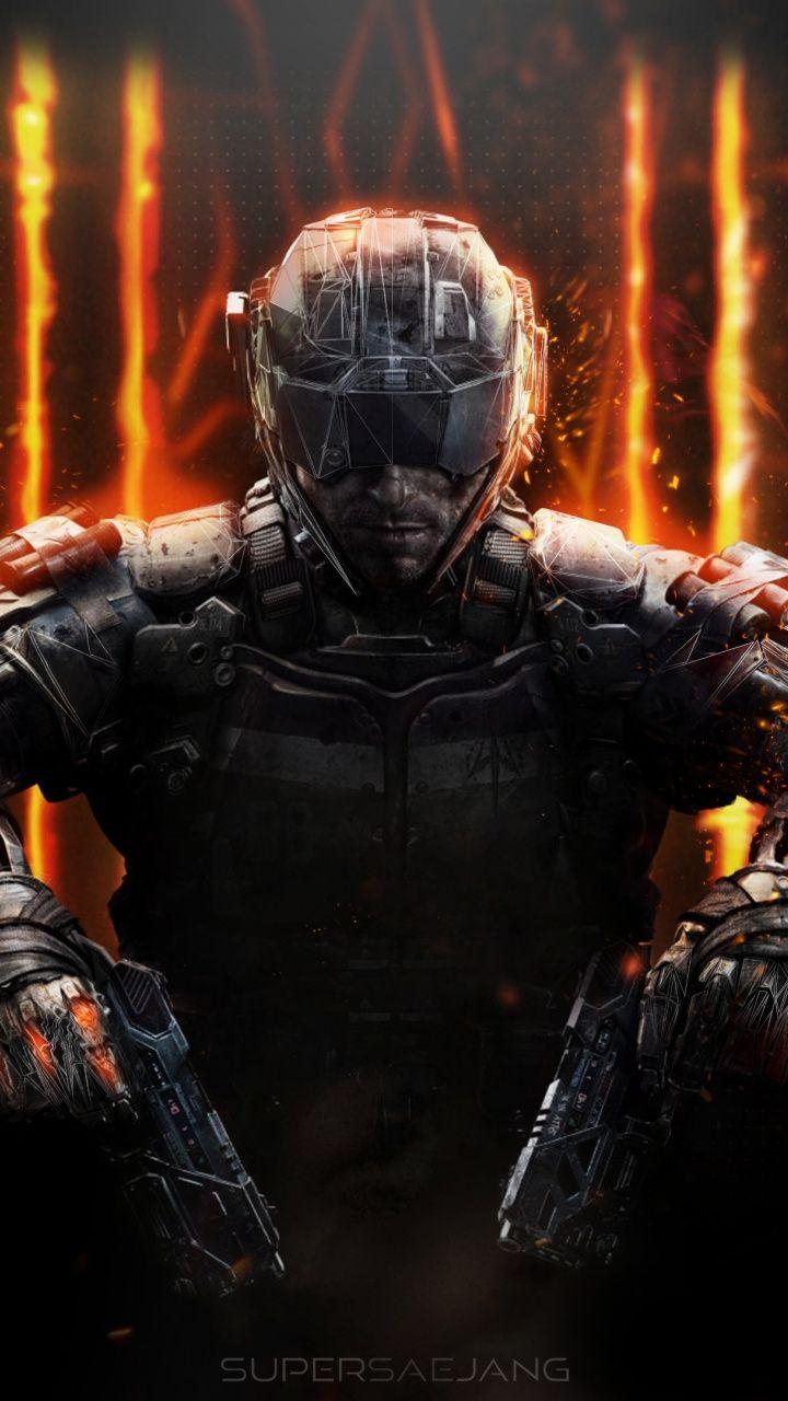 Call of Duty: Black Ops III, soldier, artwork, 720x1280 wallpaper