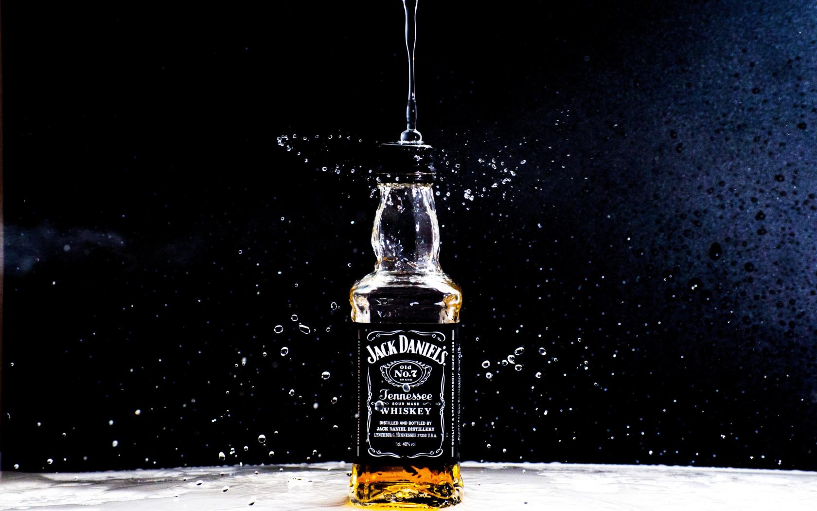 Download 1680x1050 Wallpaper Jack Daniel's, Bottle, Drinks, Alcohol
