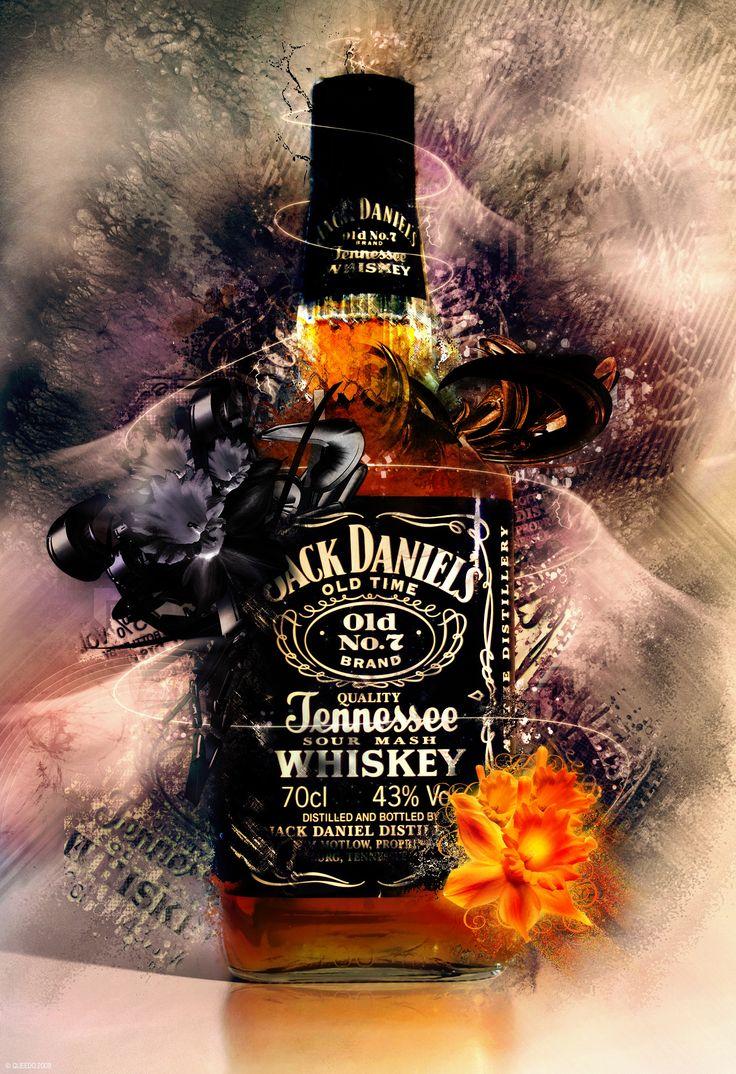 Jack Daniel Wallpaper: This Jack Daniel's bottle looks super cool