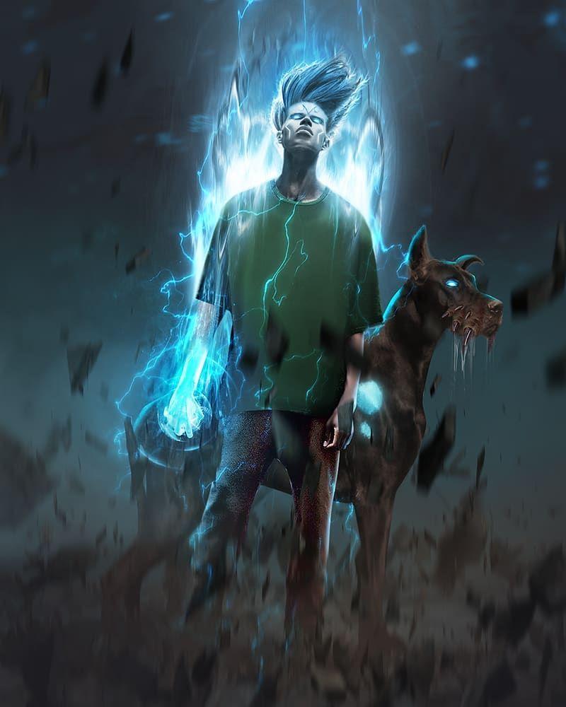 Ultra Instinct God Shaggy For #MK11 With Scooby as his weapon :D