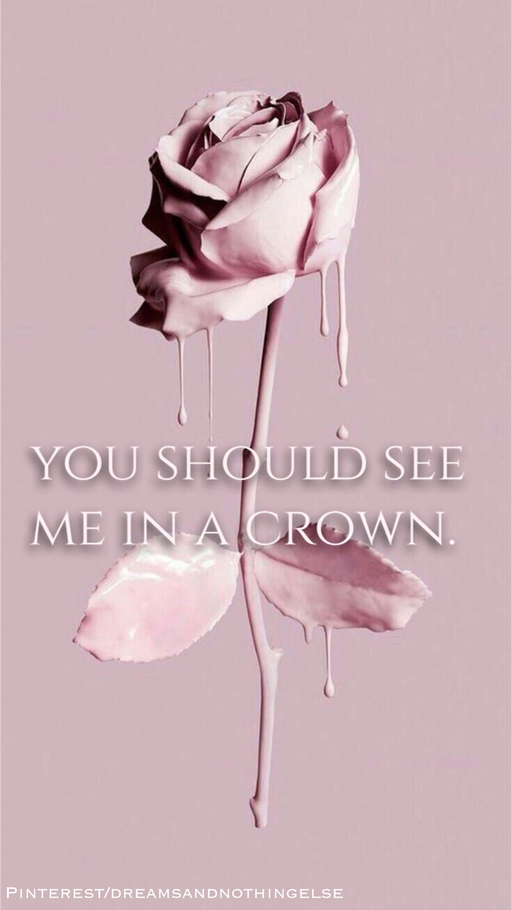You should see me in a crown Billie Eilish wallpaper iphone