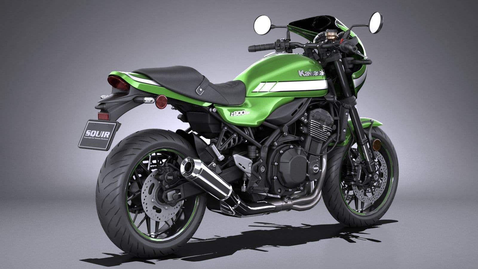 Kawasaki Z900RS 2019 3D Model