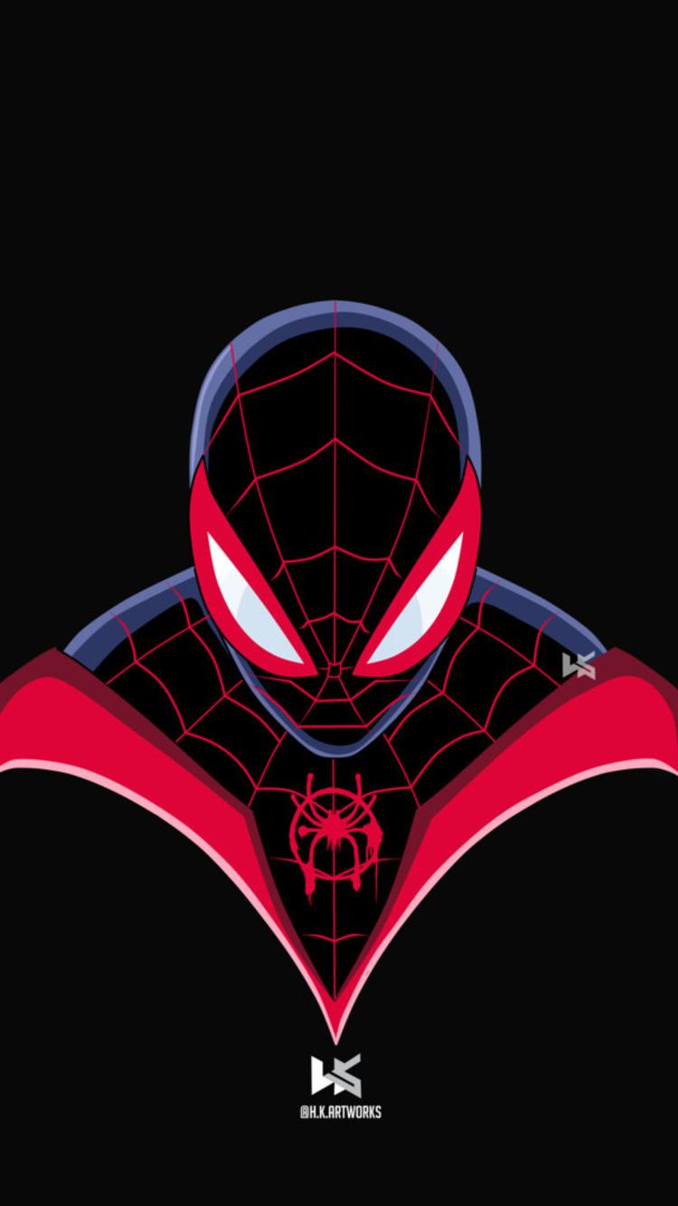 Spiderman Miles Morales Art iPhone iPhone 6S