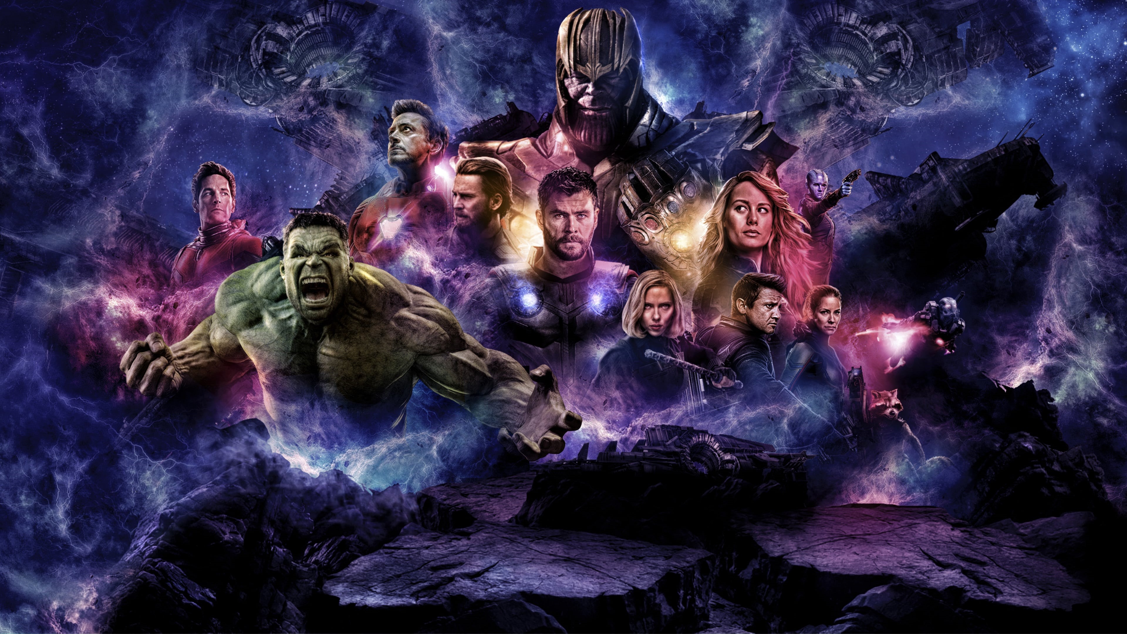Wallpaper Avengers: Endgame, DC Comics movie 2019 3840x2160 UHD 4K