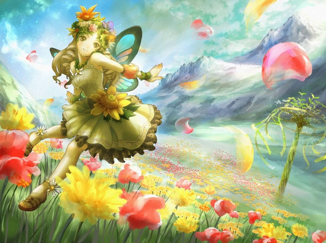 Download Flower Fairy wallpaper ForWallpapercom [1100x821]