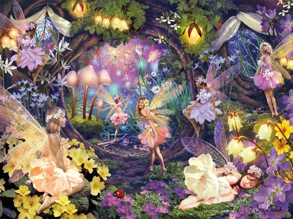 fairy gardens picture. Create a fun, whimsical or fantasy piece