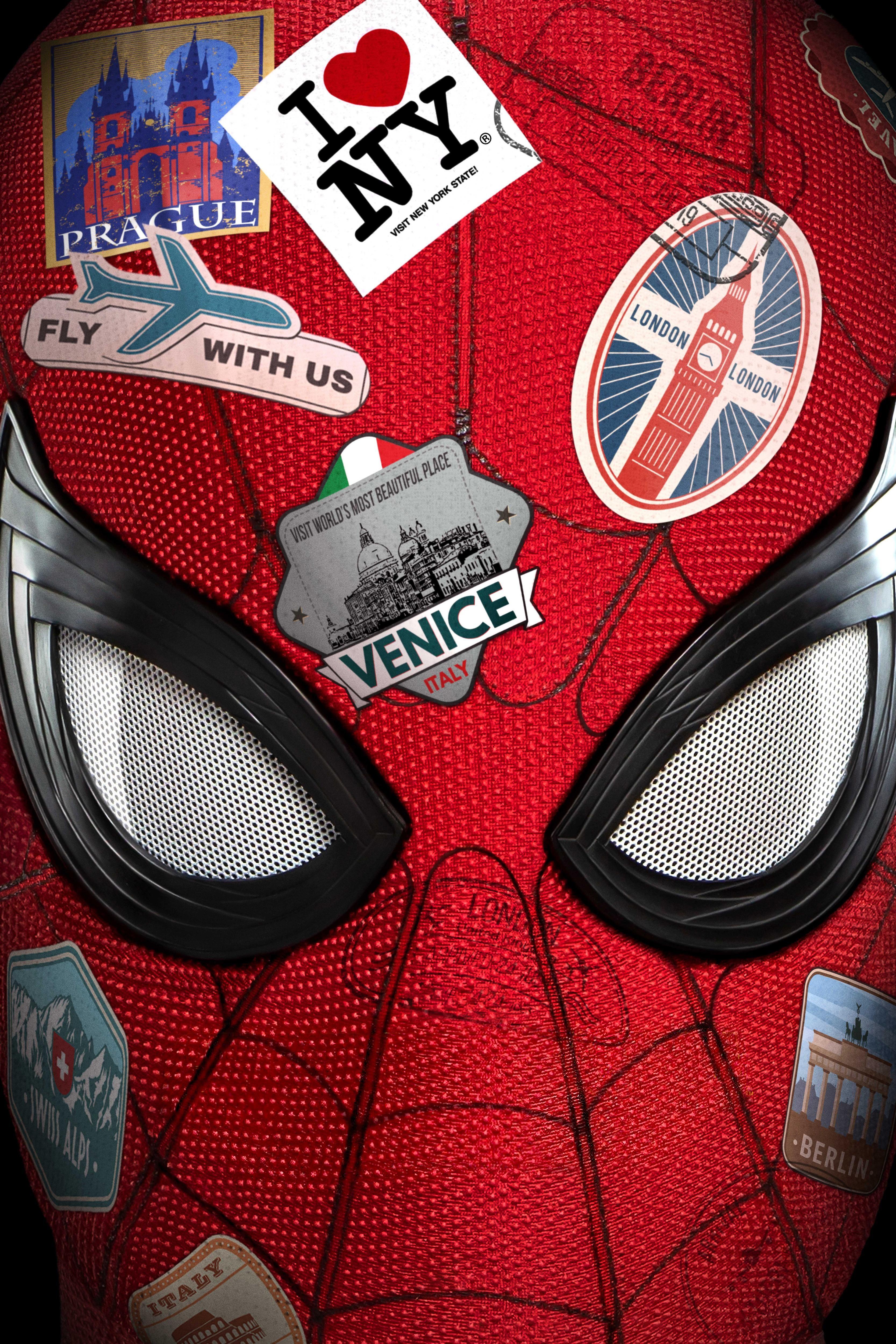 Spider Man: Far From Home' Official Poster. Marvel