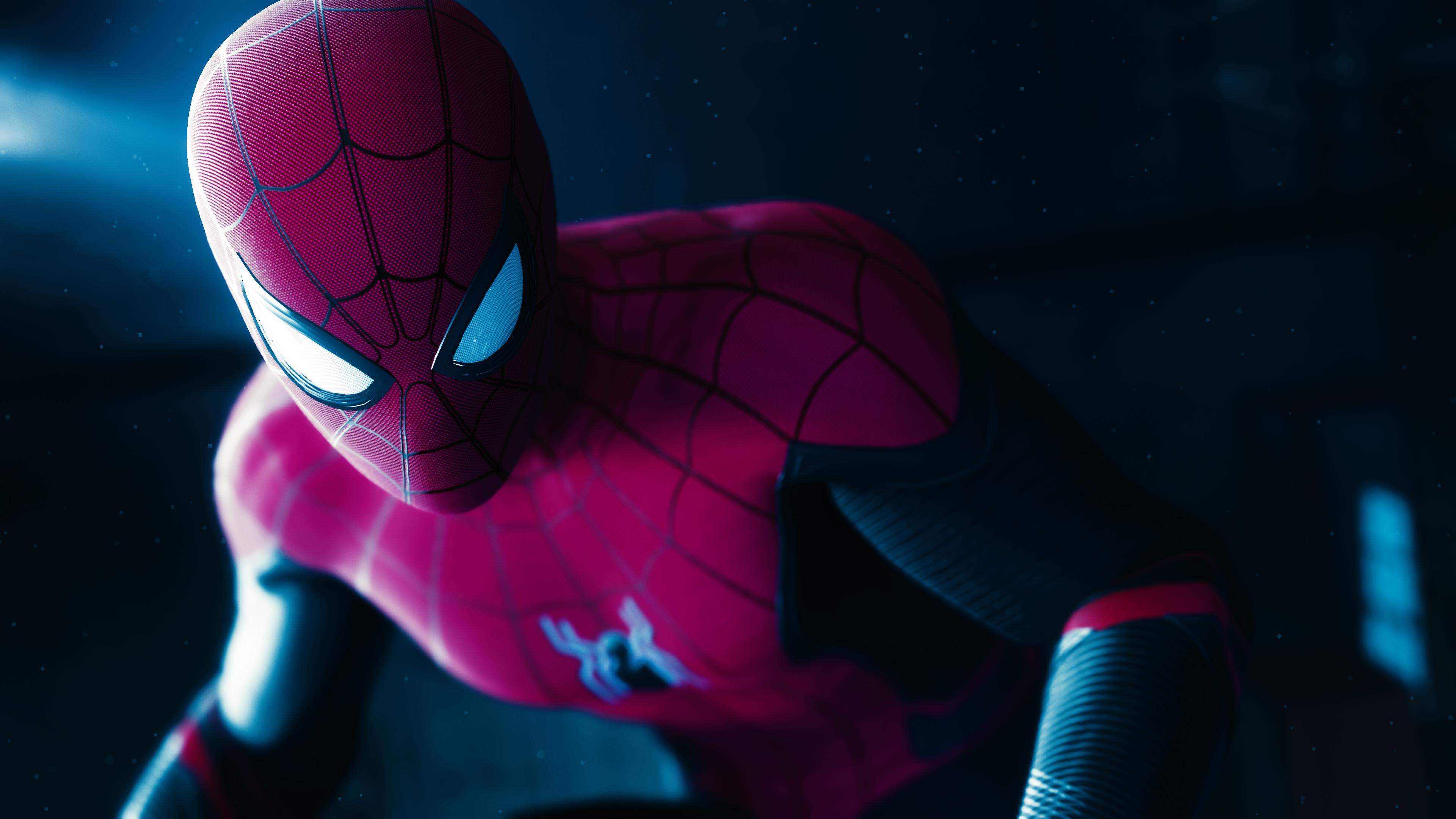 Spider Man Far From Home PS4 Pro Game 4K Wallpaper. HD Wallpaper