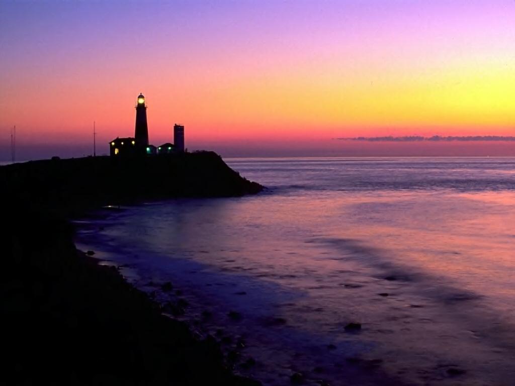 Lighthouse Sunset Wallpaper Picture