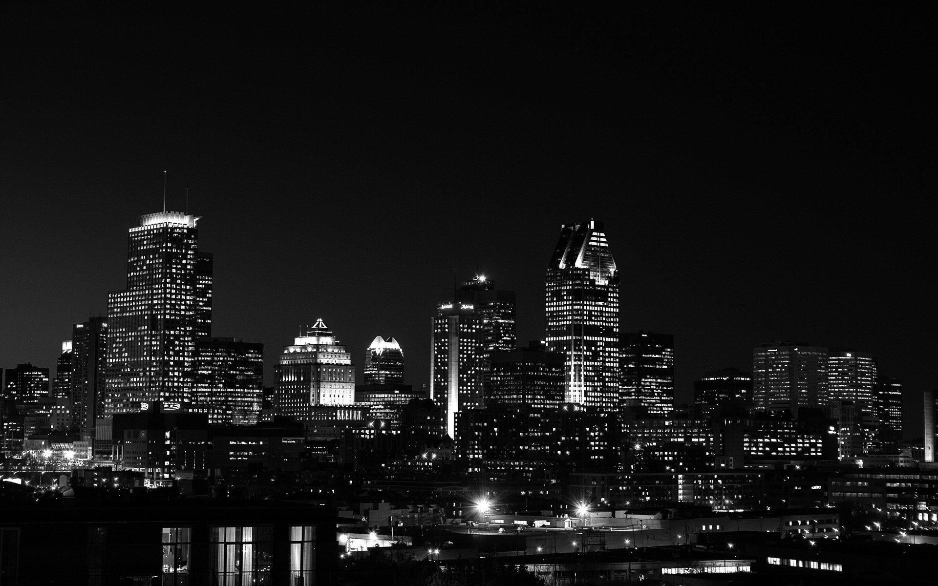 photography night urban city building cityscape monochrome