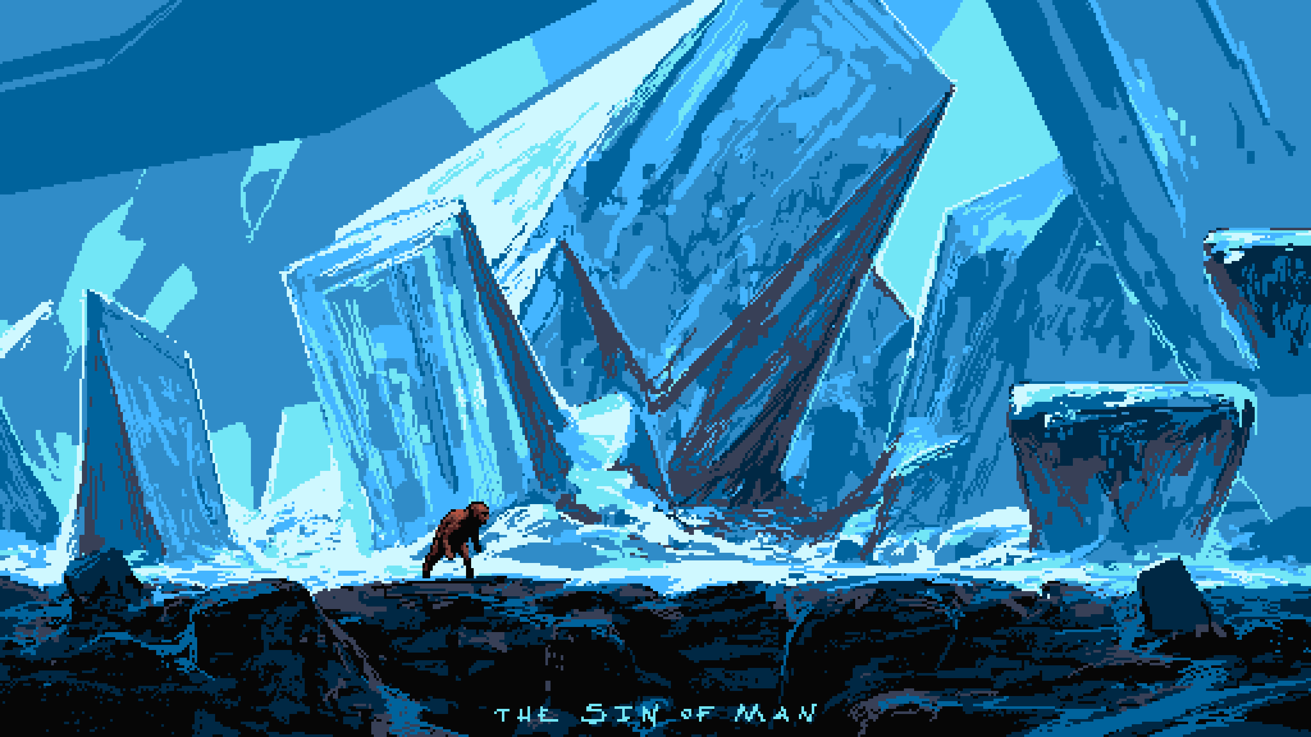 pixel art background and screensavers (2019)