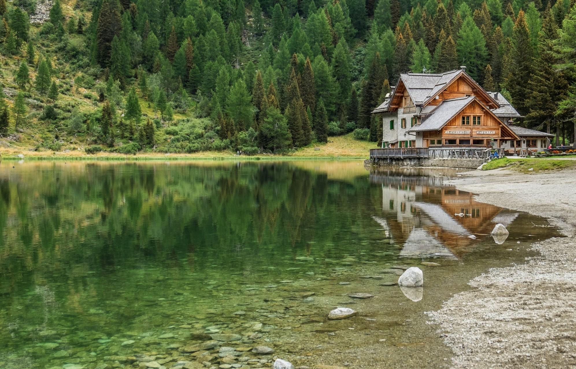 nature, Photography, Landscape, Cabin, Lake, Forest, Hills, Pine
