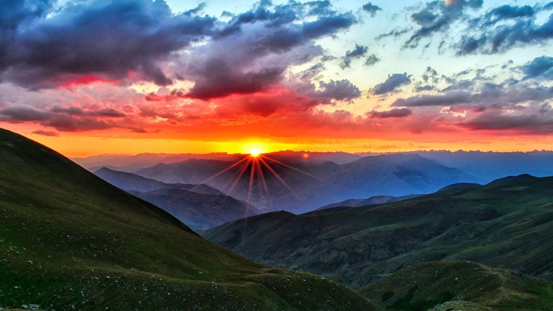 Mountain Sunrise Wallpapers Wallpaper Cave