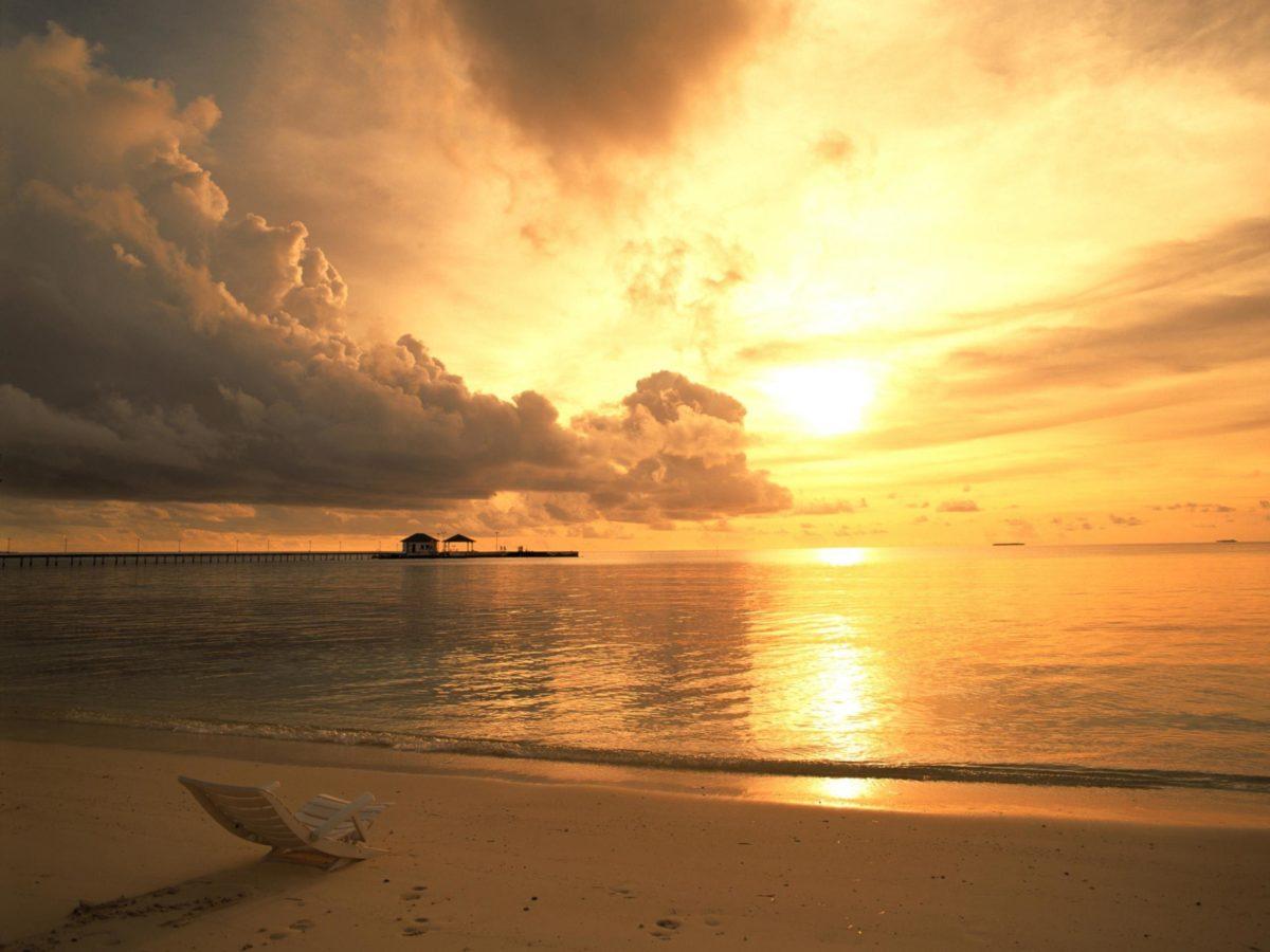 Tropical Beach Sunrise Wallpaper Image 6 HD Wallpapercom