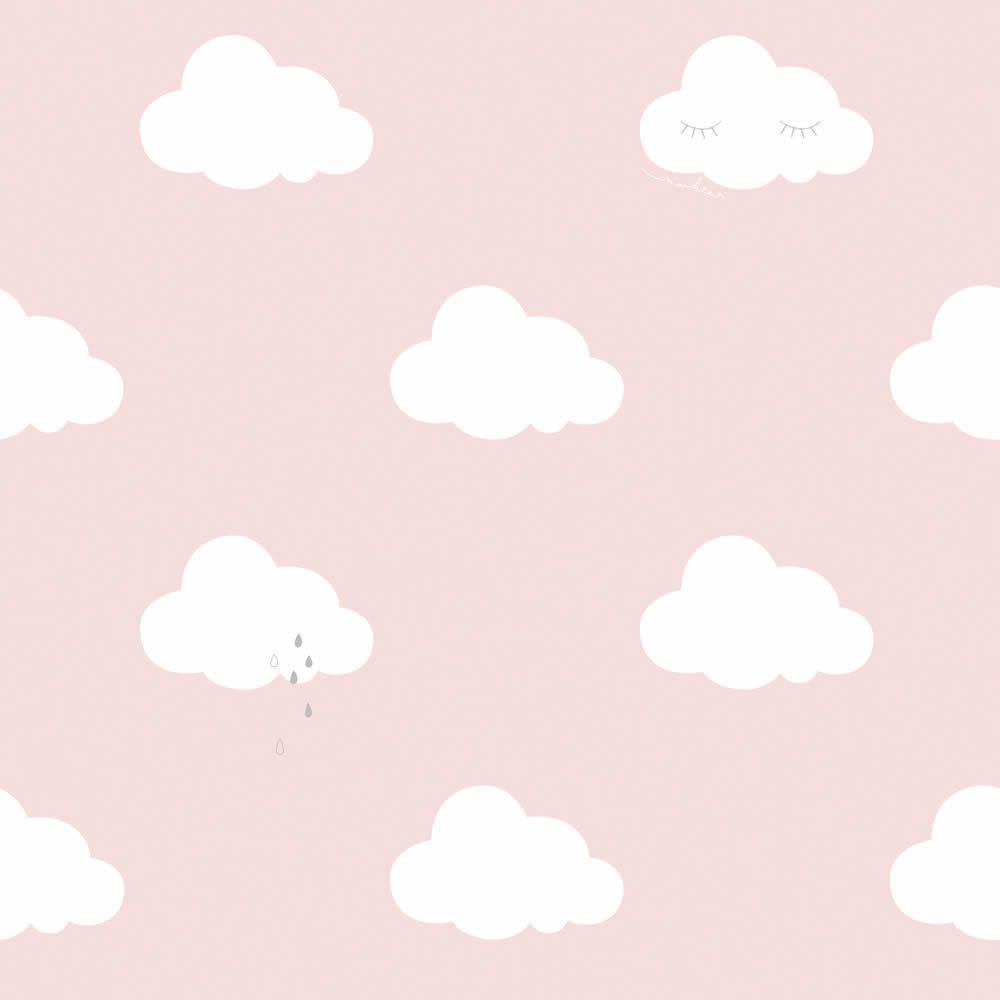 Smita Sweet Dreams 29 ND21115 Pink Cloud Wallpaper Non Woven