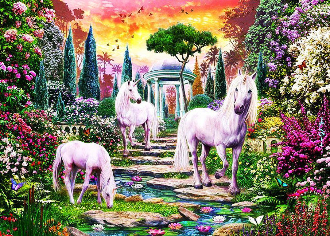 Fairy Garden Desktop Wallpaper