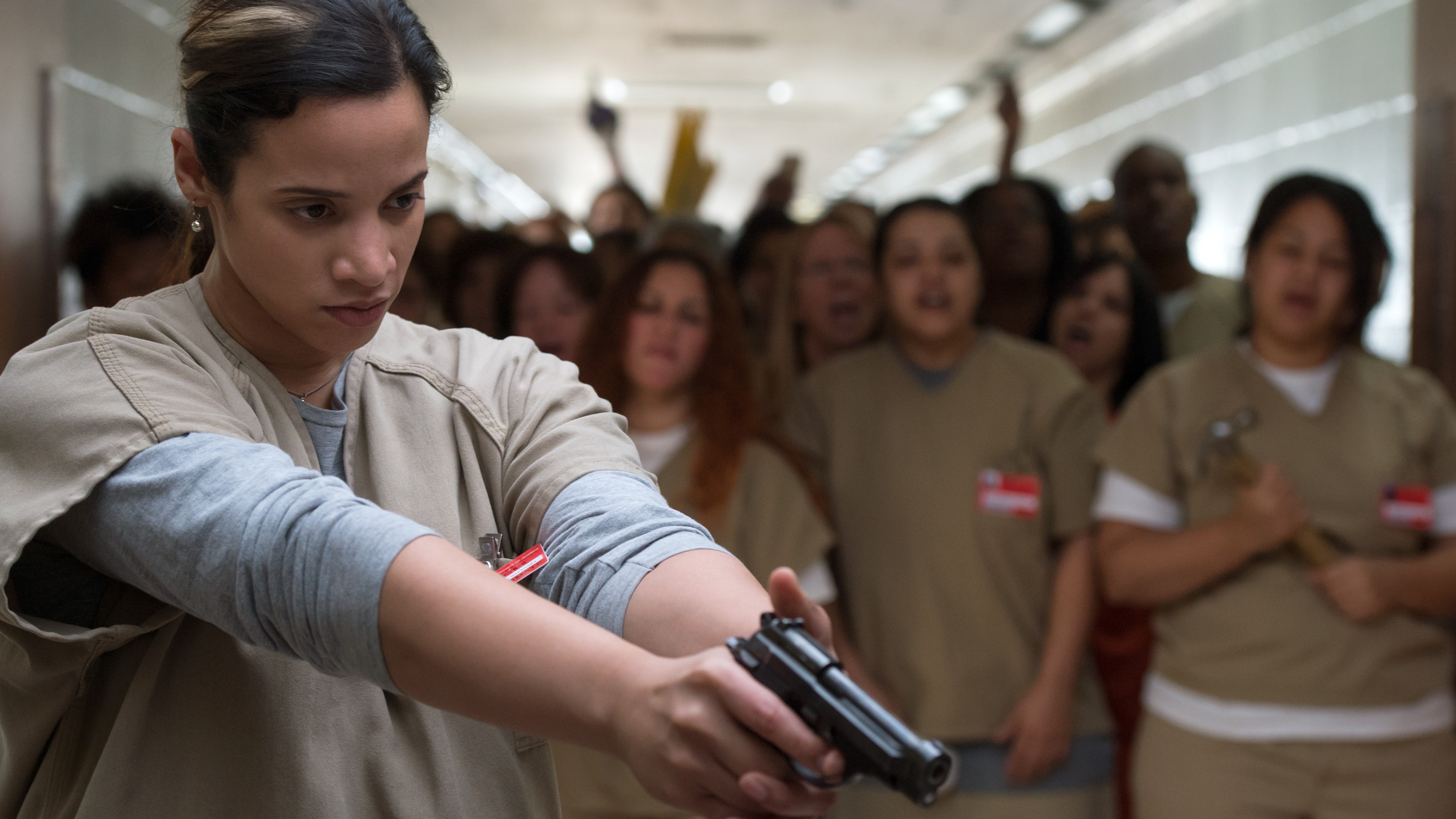 Wallpaper Orange Is the New Black, Dascha Polanco, season 5, prison