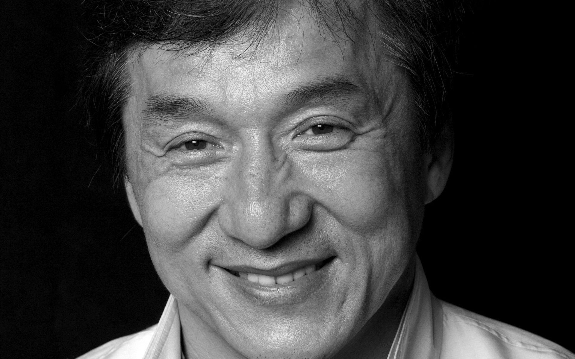 Image detail for -Free Download HQ Greyscale photo Jackie Chan