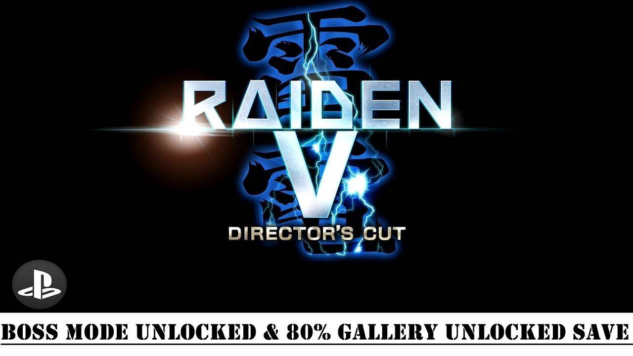 PS4 Raiden V Director's Cut Mode Unlocked & 80% Gallery