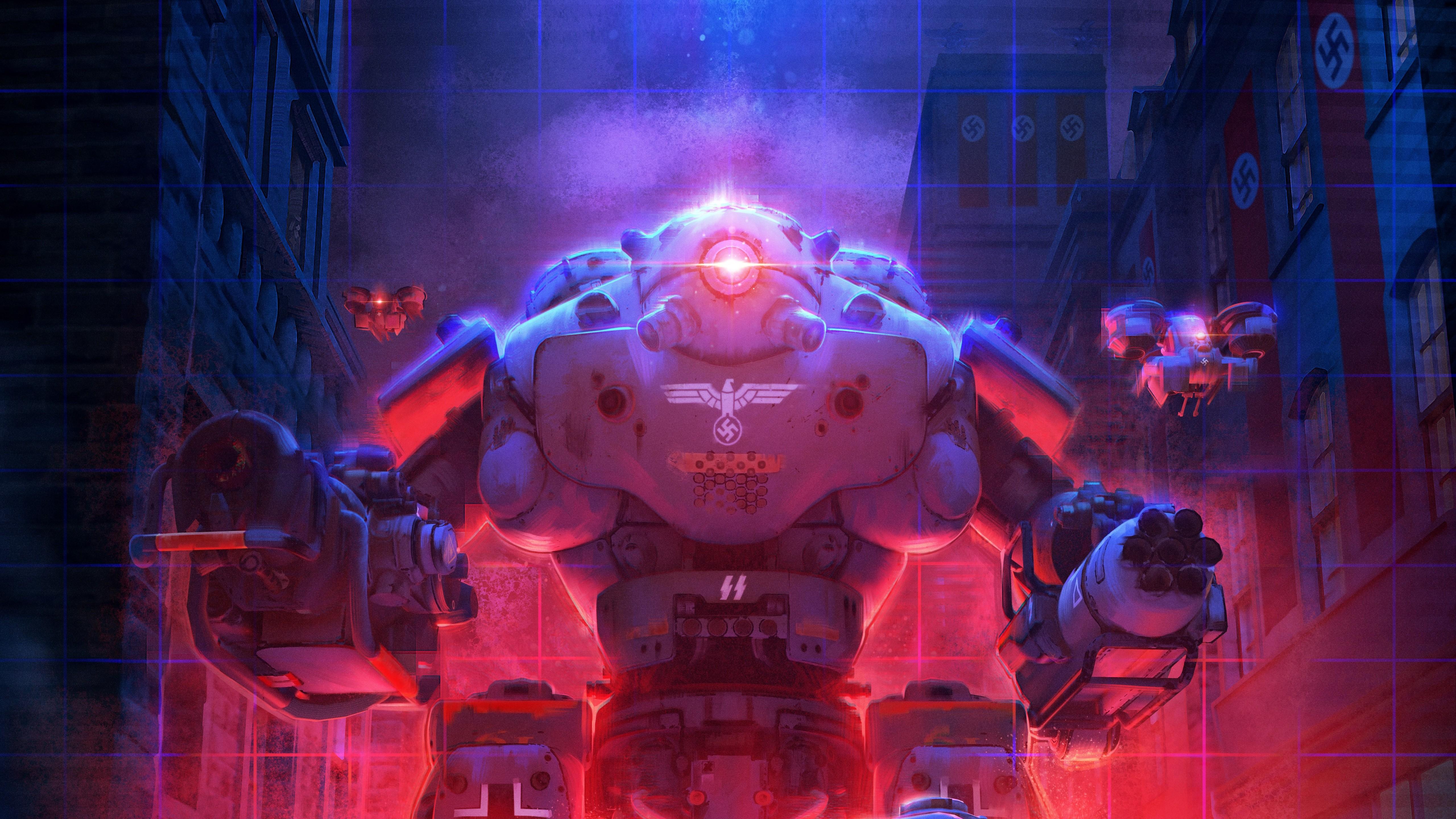 Wallpaper Wolfenstein: Youngblood, E3 2019, poster, 8K, Games