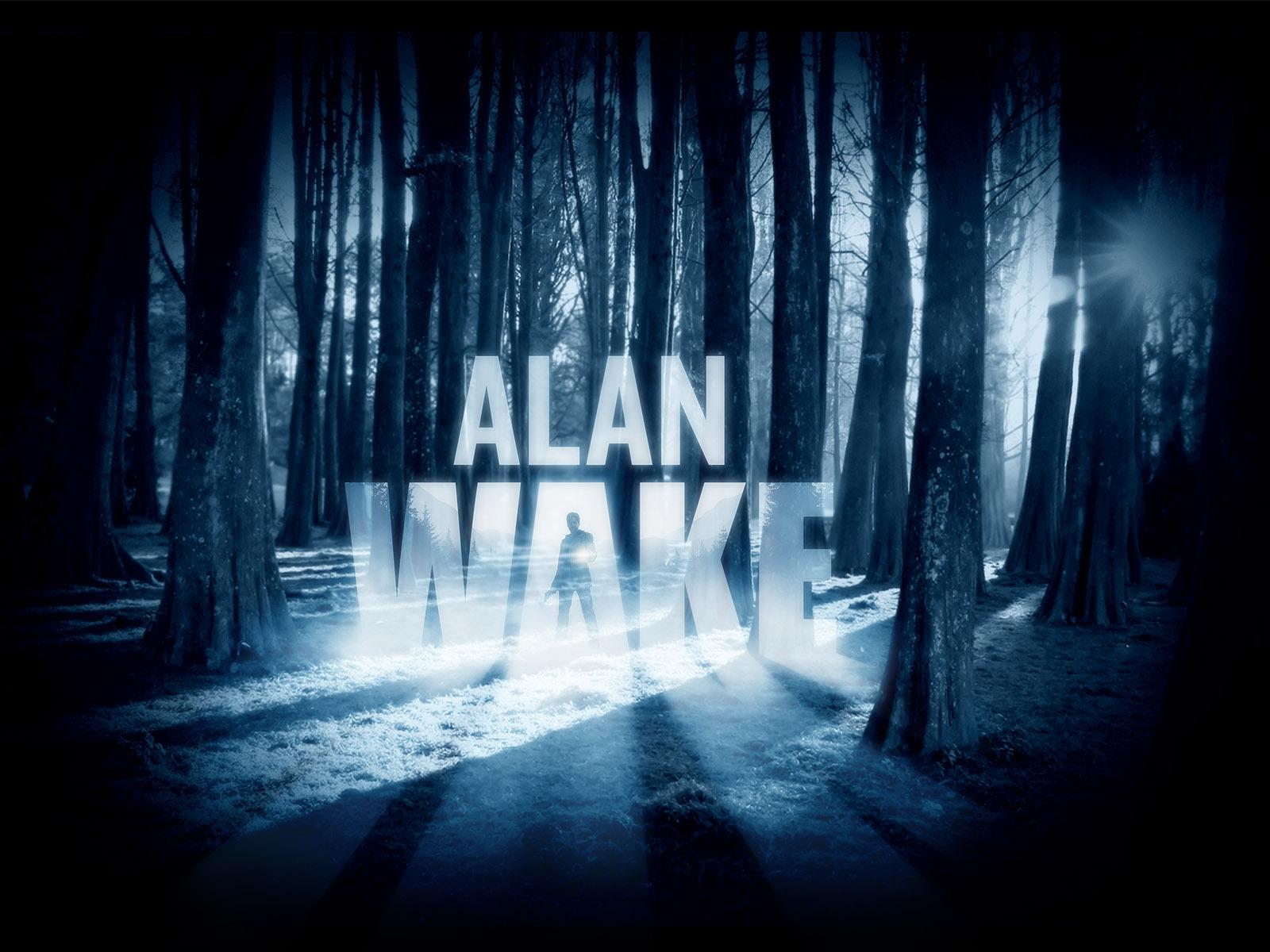 image Alan Wake Forests vdeo game lettering