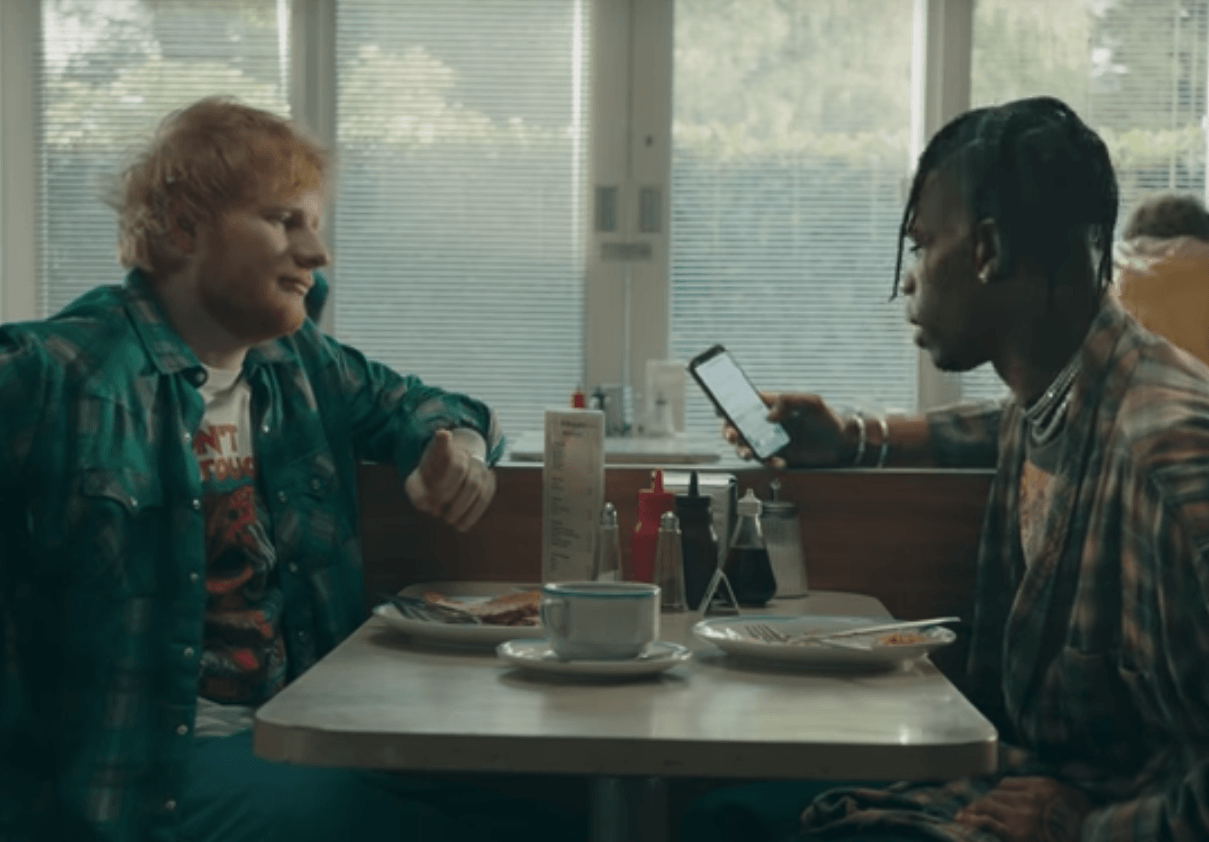 Ed Sheeran and Travis Scott Release Antisocial Video: Watch