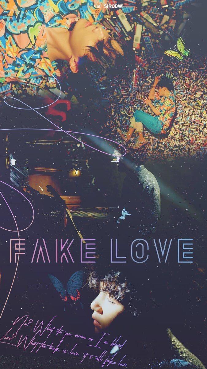 Fake Love Wallpapers Wallpaper Cave