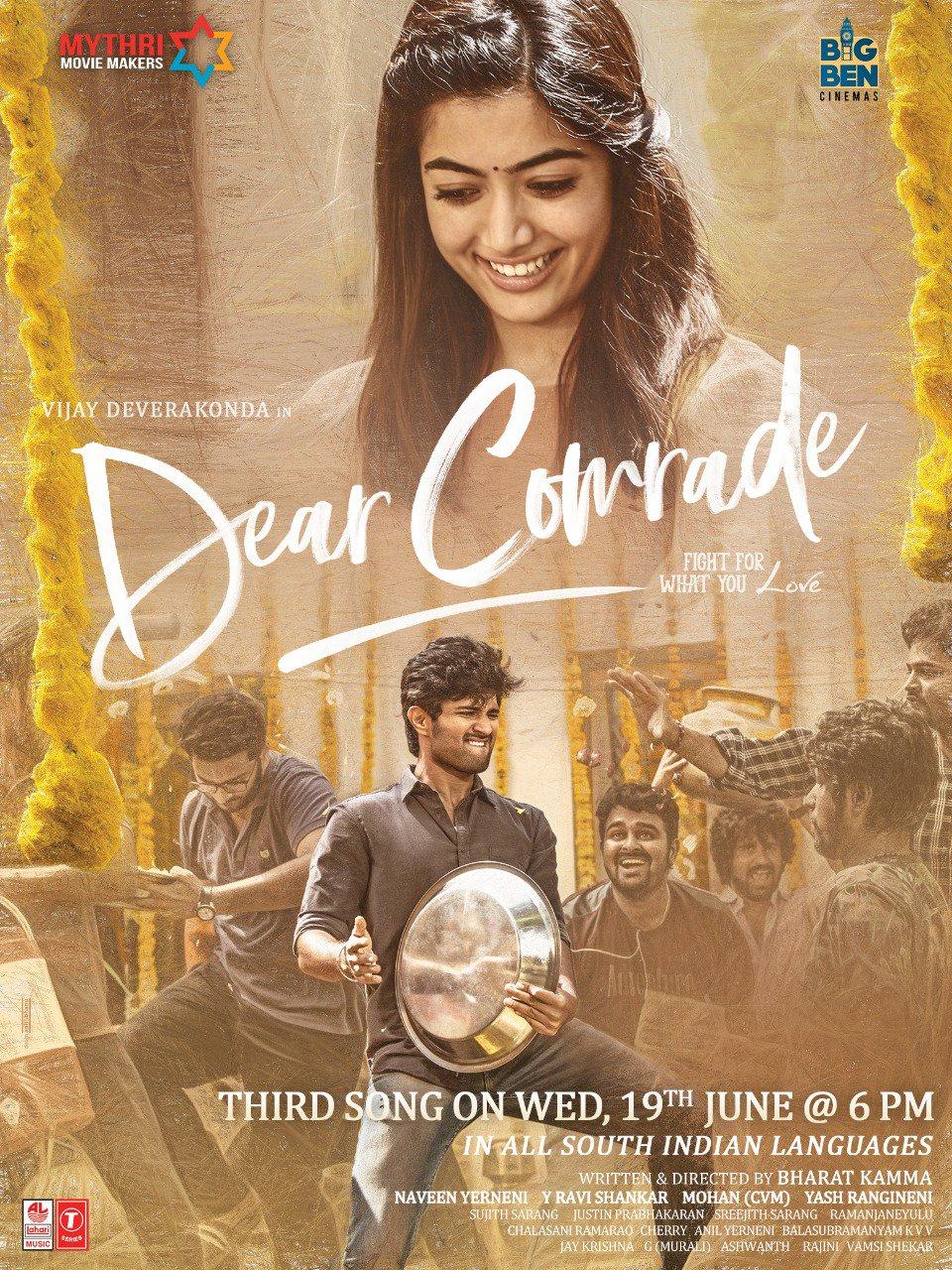 Dear Comrade Movie HD Poster Wallpaper & First Look Free on Coming