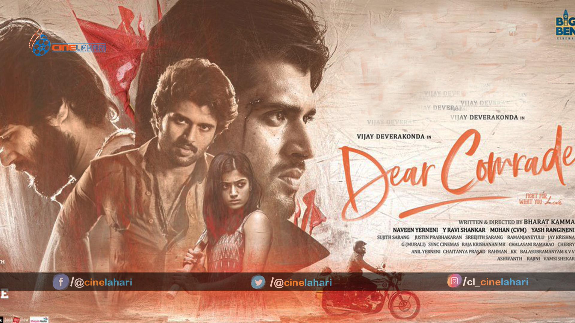 Dear Comrade Witnesses Solid Advance Bookings