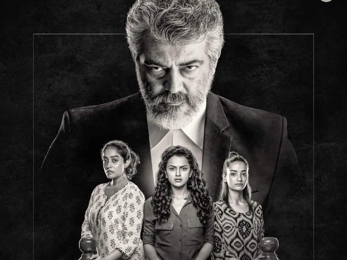 Ajith's Pink remake titled Nerkonda Paarvai; first look out. Tamil
