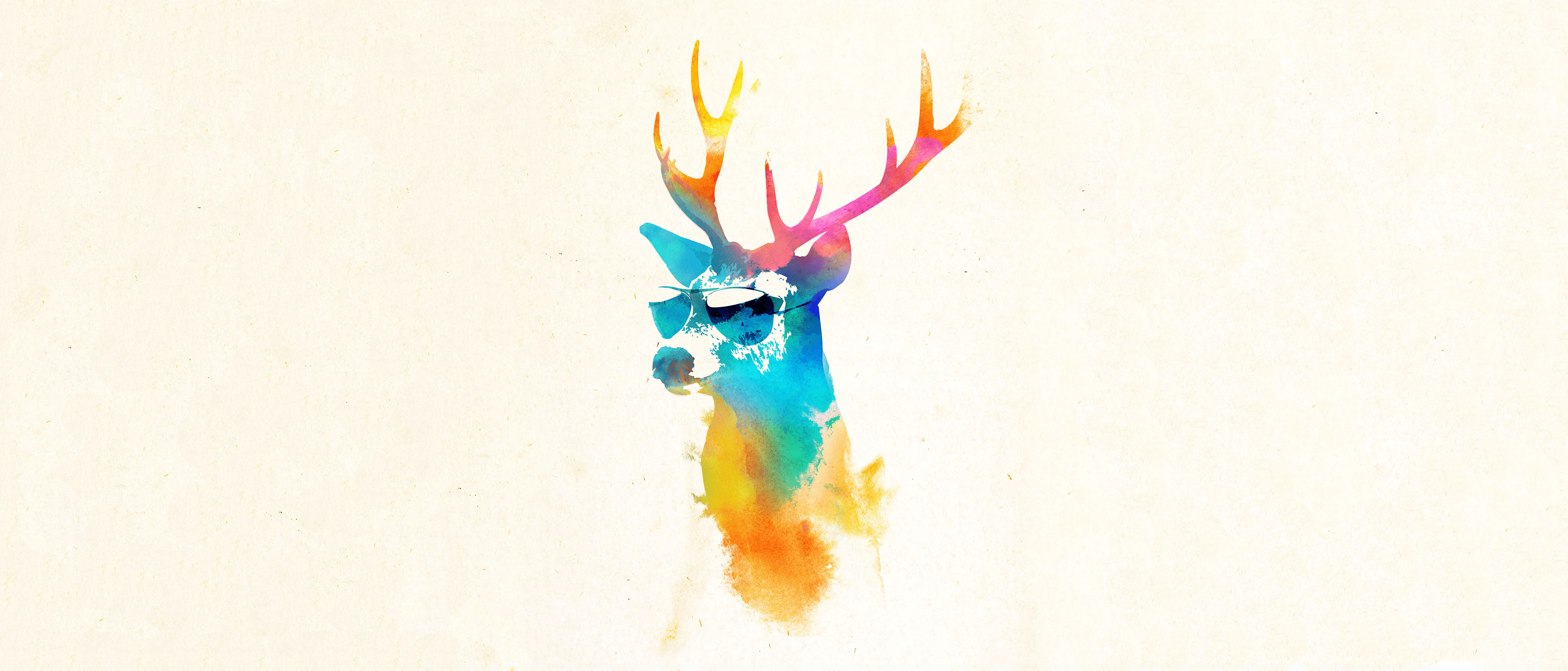 Sunny Stag by Robert Farkas [6211x2662]