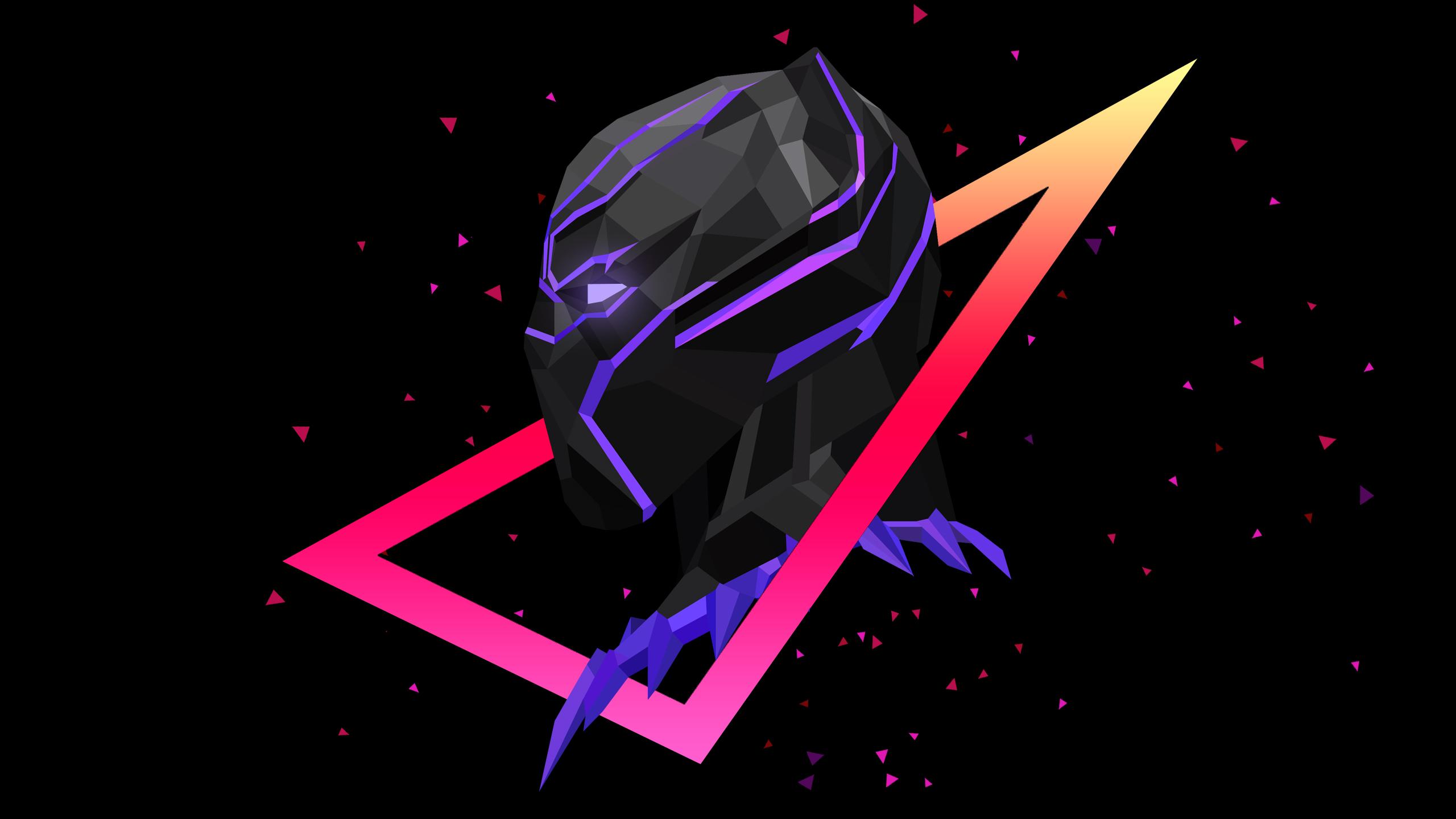  Black  Panther  Neon  Wallpapers  Wallpaper  Cave