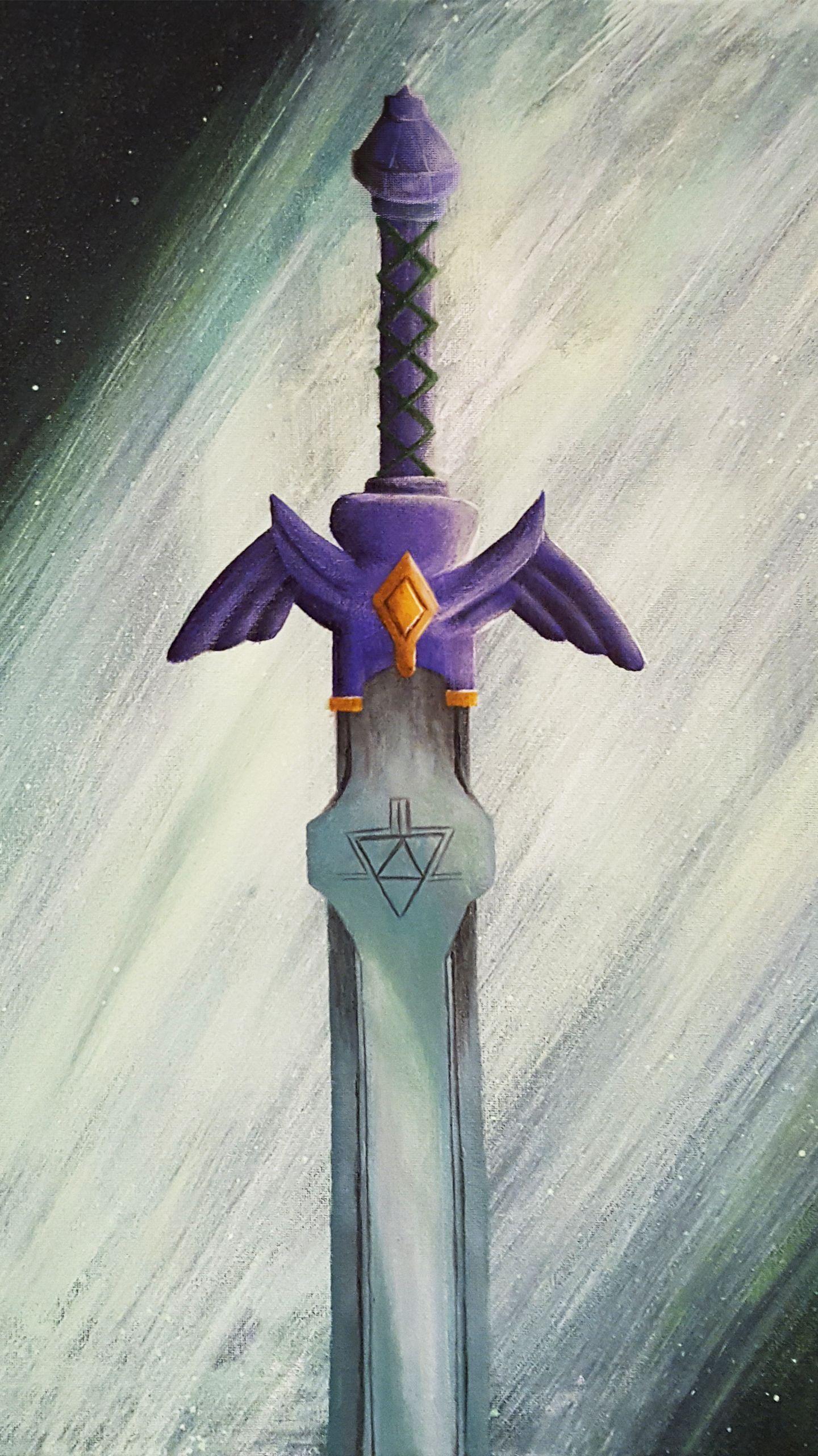 The Master Sword Awaits: Mobile Wallpaper. Wallpaper, Master