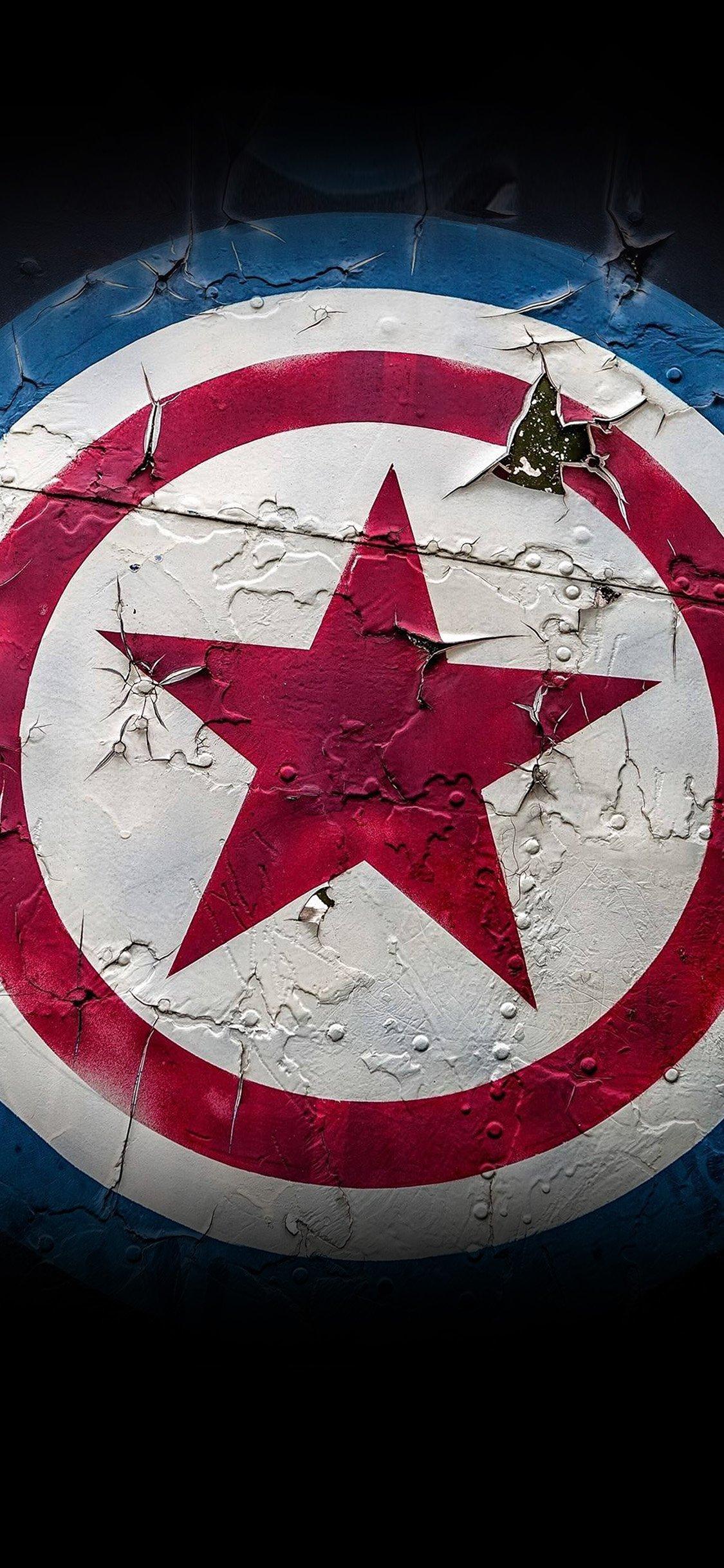 iPhone X wallpaper. captain america marvel hero disney art illustration
