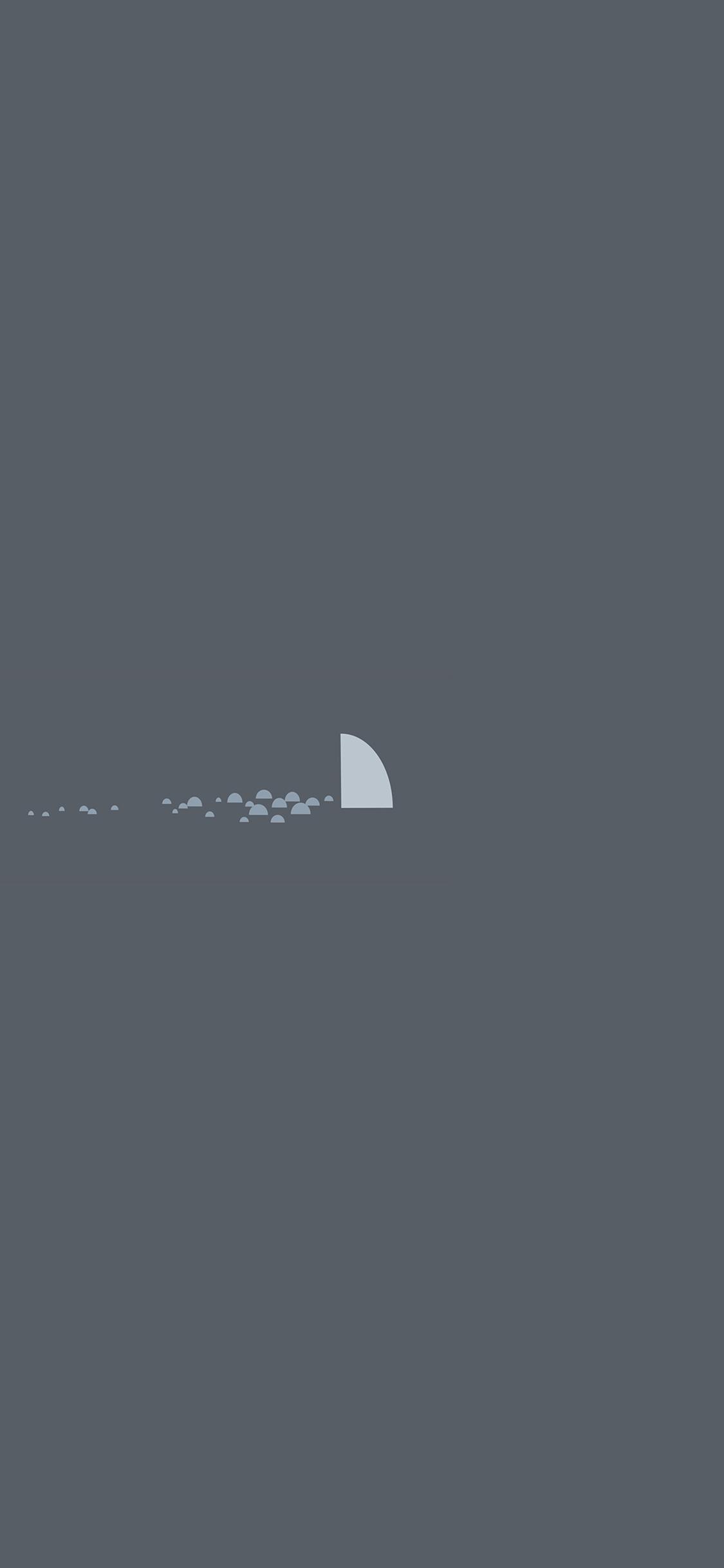 iPhoneXpapers simple shark sea illust art