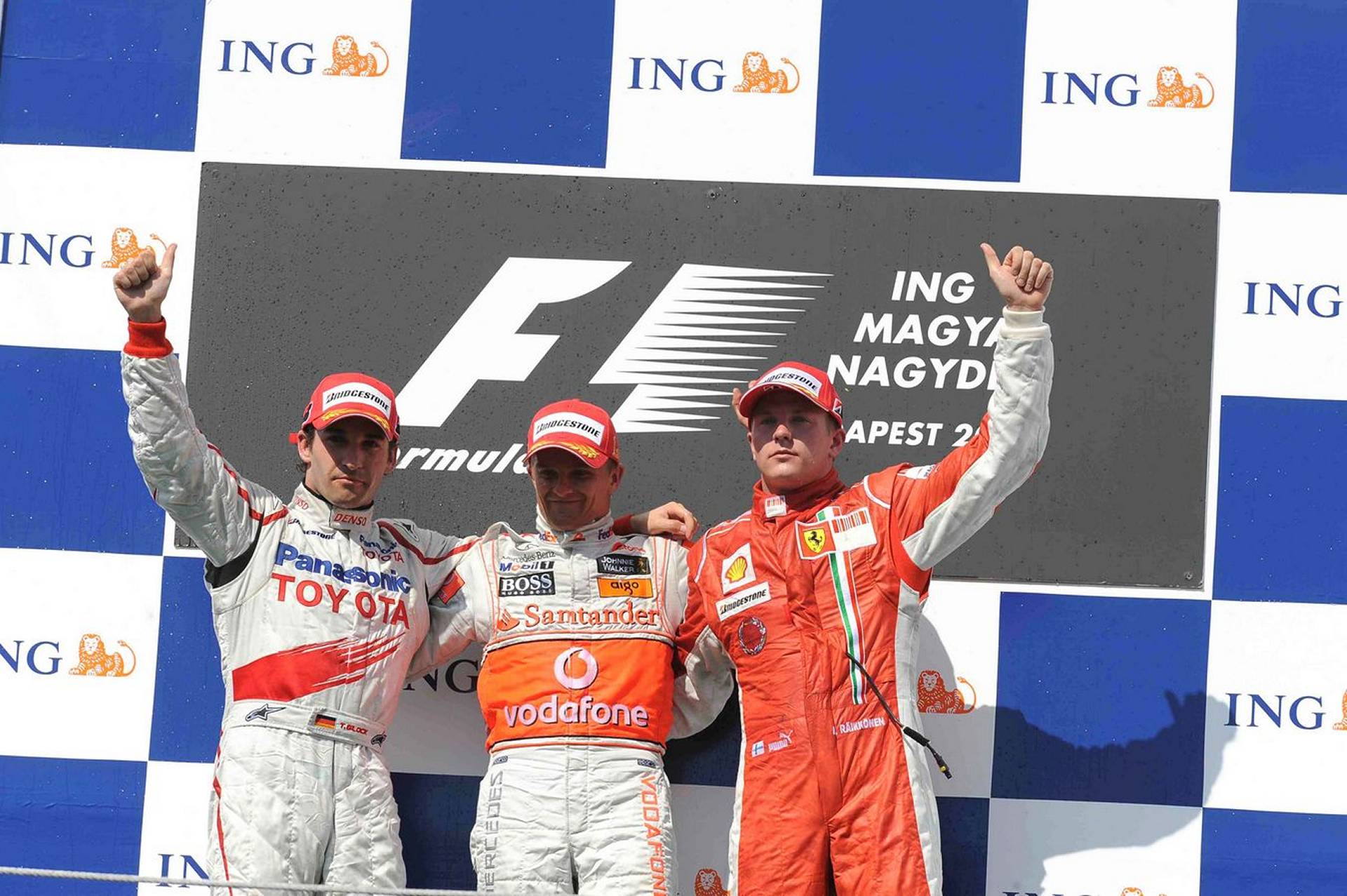 Wallpaper Hungarian Grand Prix of 2008. Marco's Formula 1 Page