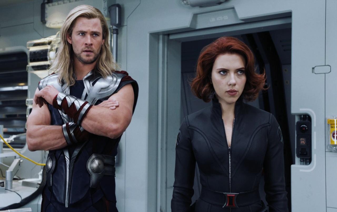 Thor and Black Widow wallpaper. Thor and Black Widow