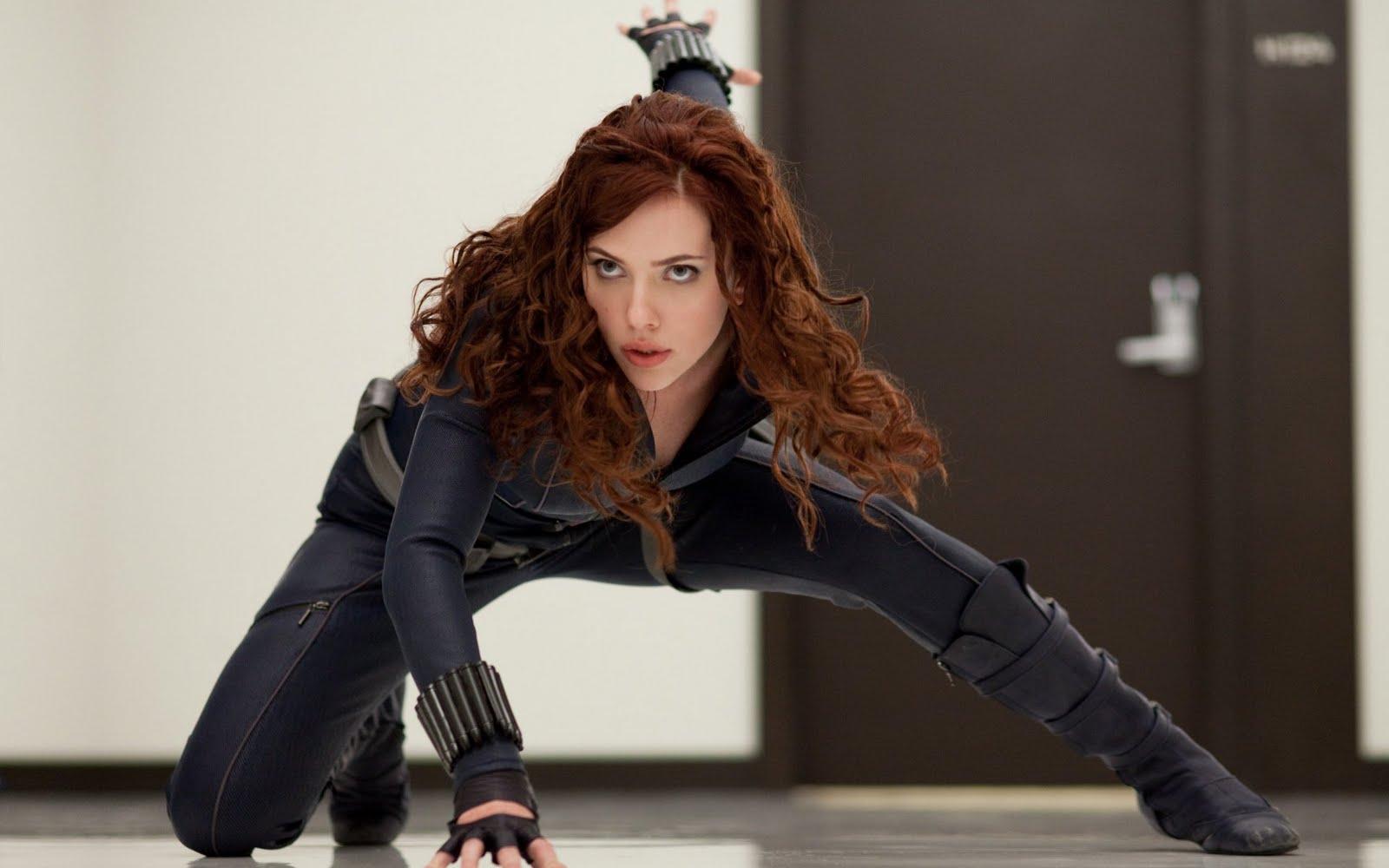 FreeWall black widow iron man wallpaper