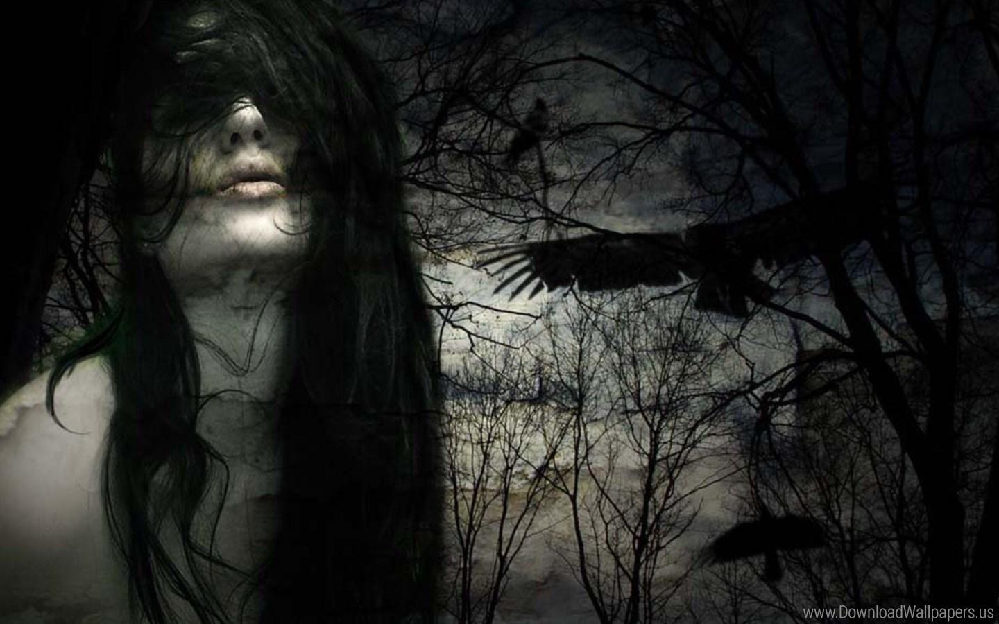 Ghost Horror Girl Free Wallpaper & Background