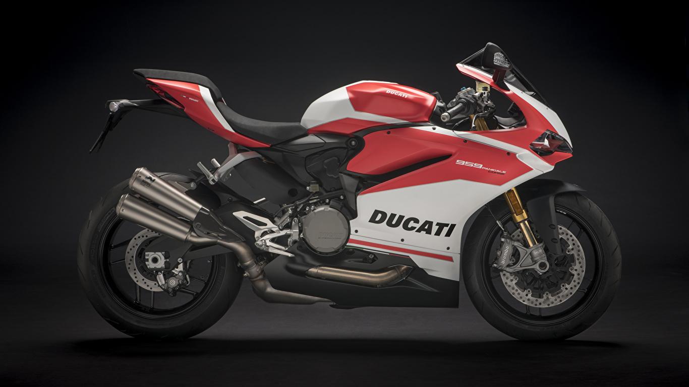 Picture Ducati 2018 959 Panigale Corse motorcycle Side 1366x768