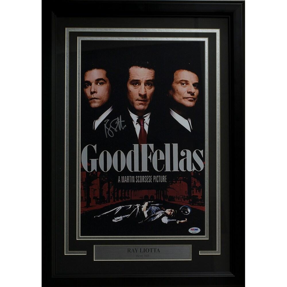 Shop Ray Liotta Signed Framed Goodfellas Henry Hill 11x17 Red Movie