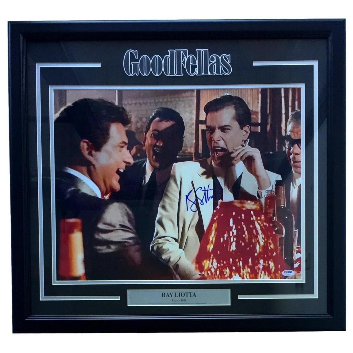 Shop Ray Liotta Signed Framed Goodfellas Henry Hill 16x20 Laughing