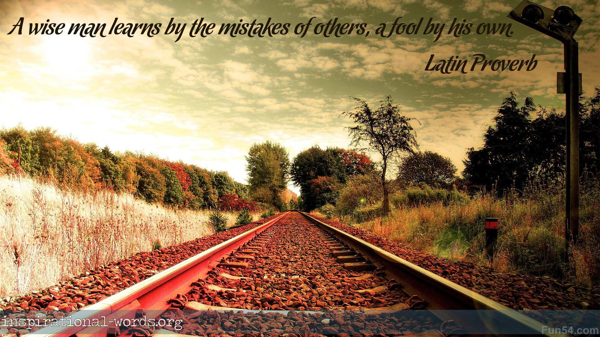 Inspirational Wallpaper Quote Latin Proverb. Inspirational words