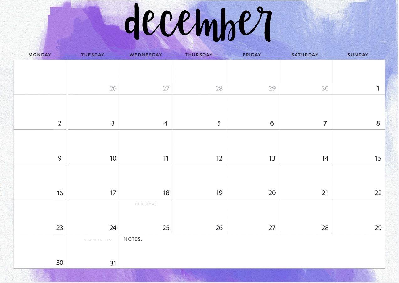 December 2019 Calendar Wallpaper. Calendar