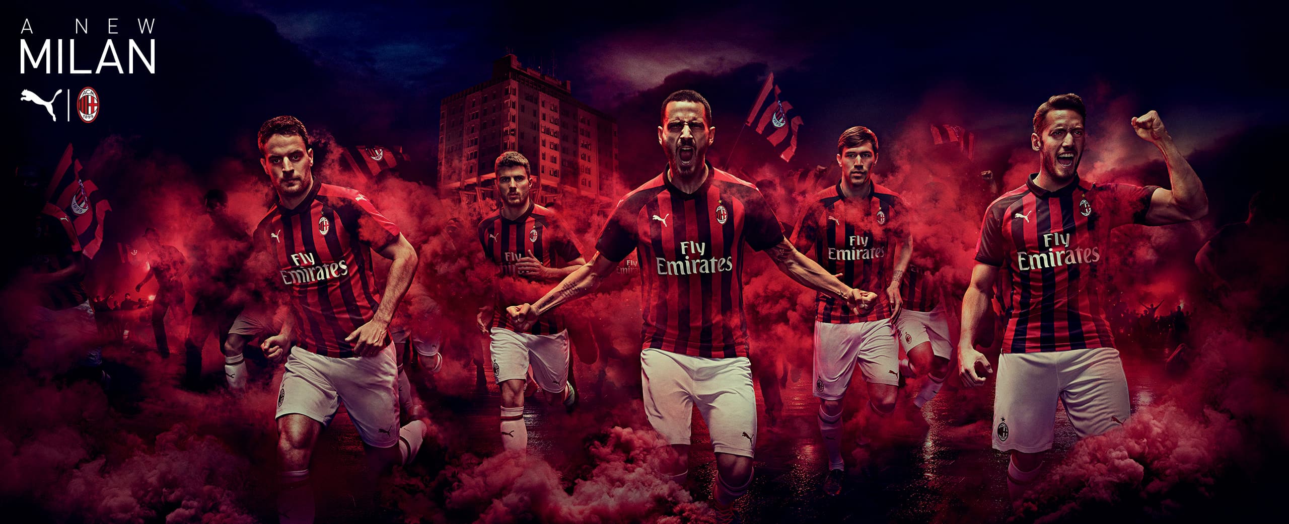 AC Milan 2018 19 Home Kit By Puma