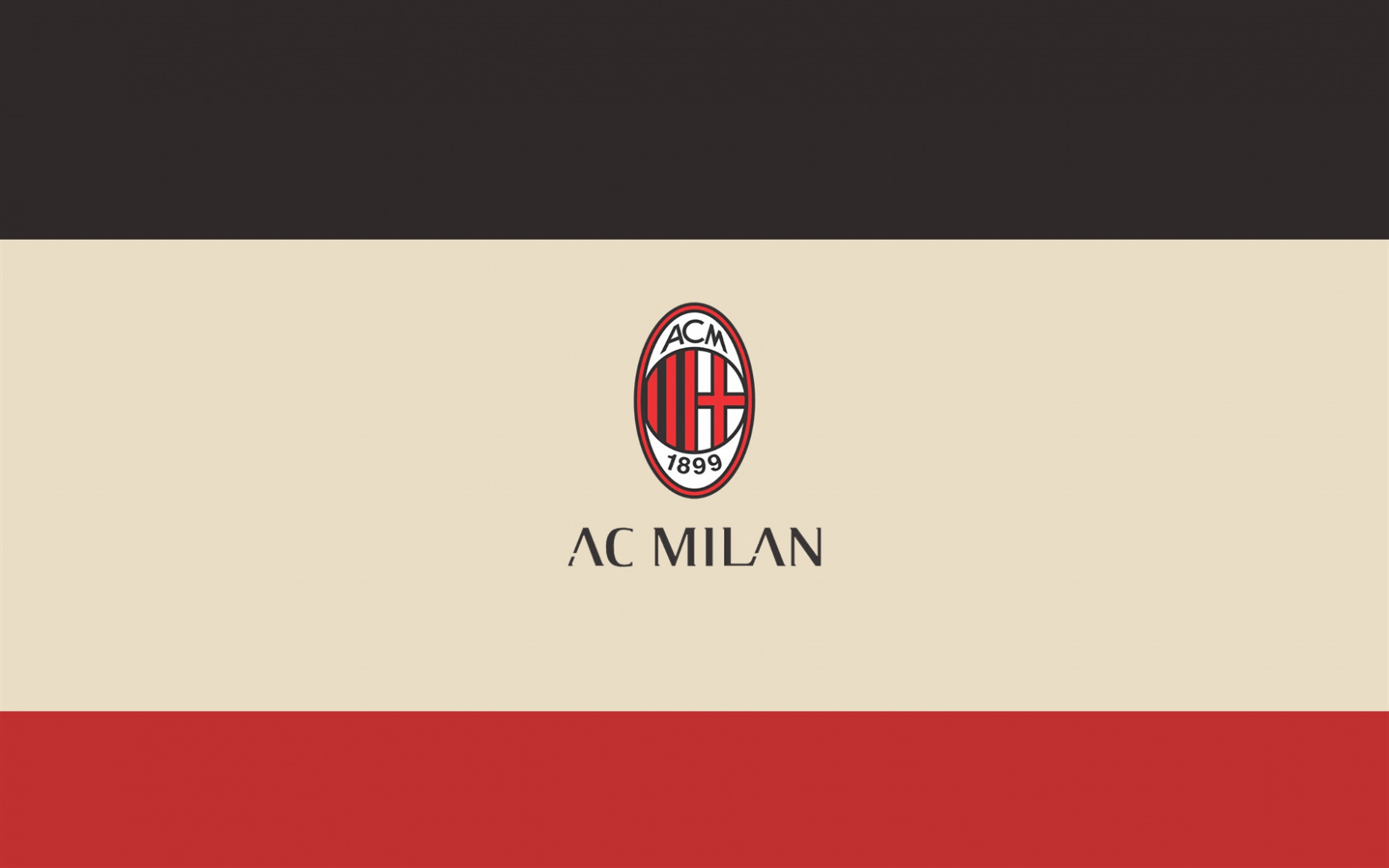Download wallpaper AC Milan, logo, minimalism, Italian football