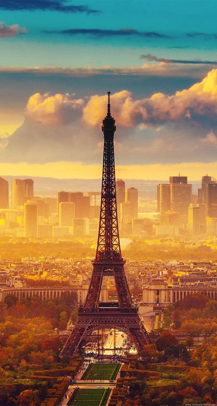 Eiffel Tower and sunset Paris. Paris. Paris wallpaper