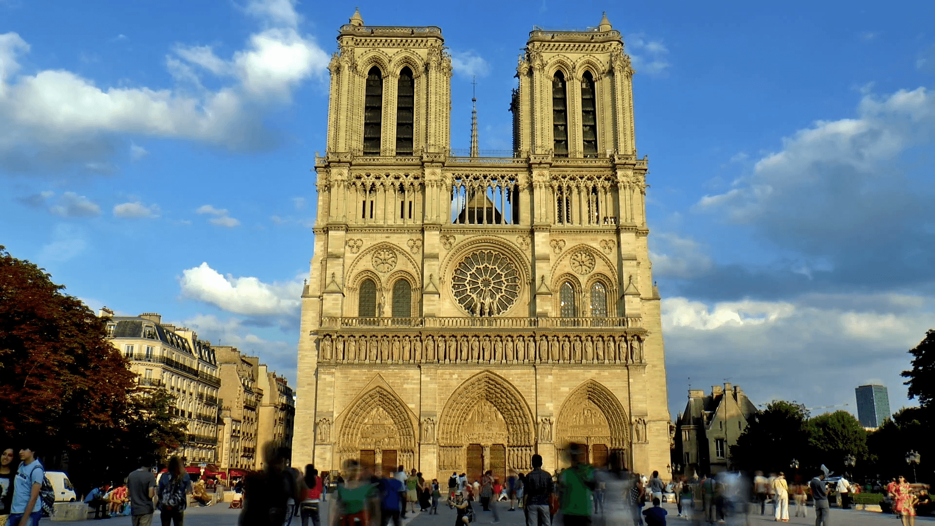 Notre Dame Sunset Wallpapers - Wallpaper Cave