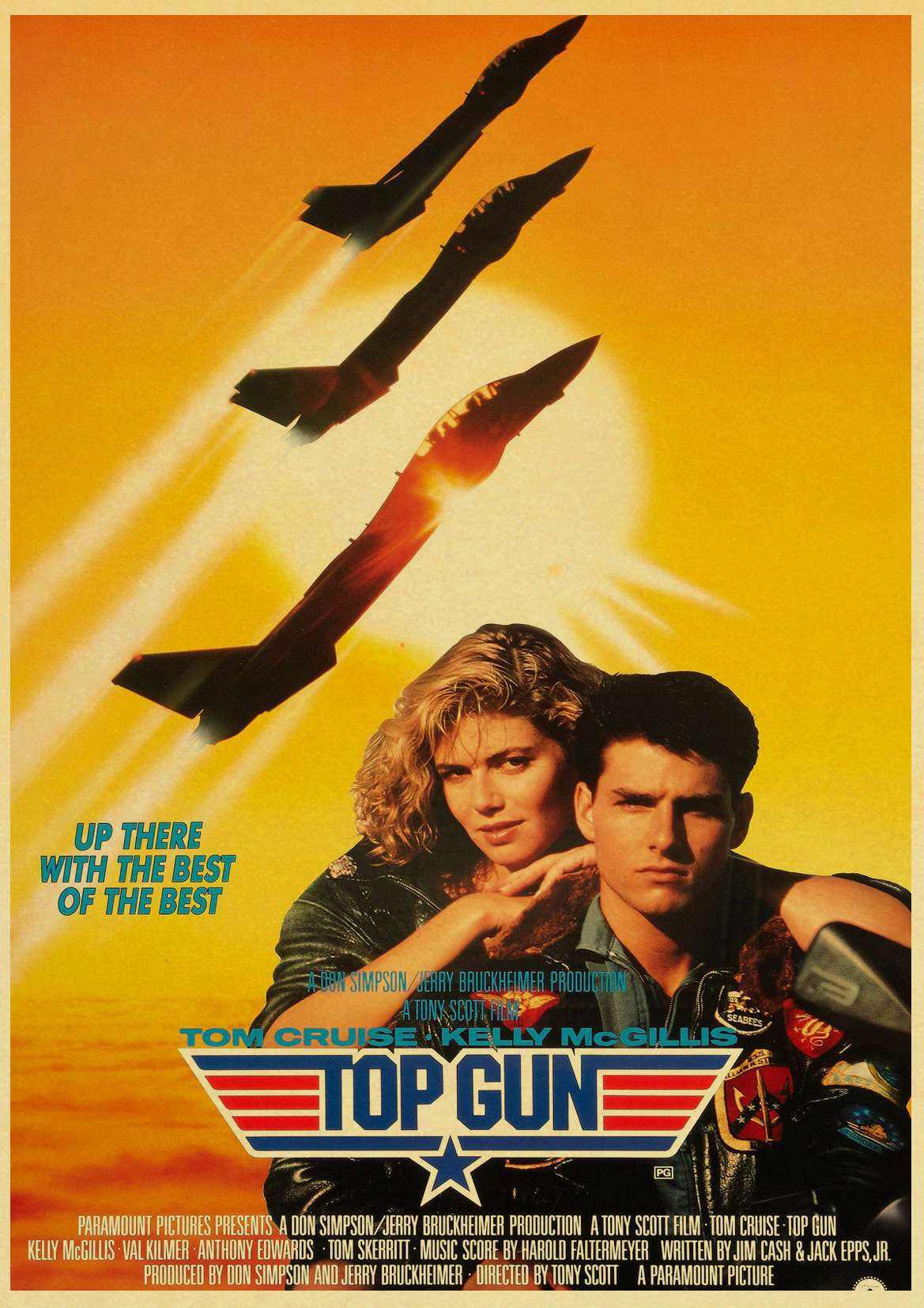 Detail Feedback Questions about Top Gun Movie Retro Poster Home