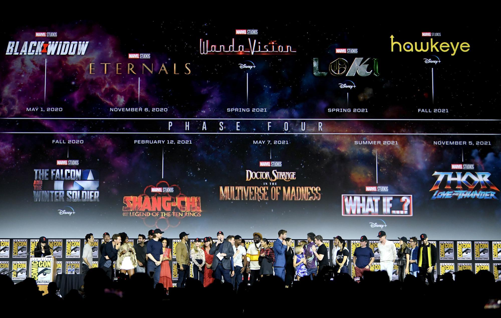 Marvel Unveils Jam Packed Phase Four Slate Of Movies, Including